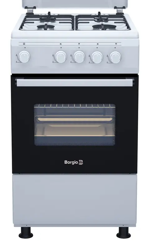 Плита газовая Borgio GG 540 W M - Фото 1