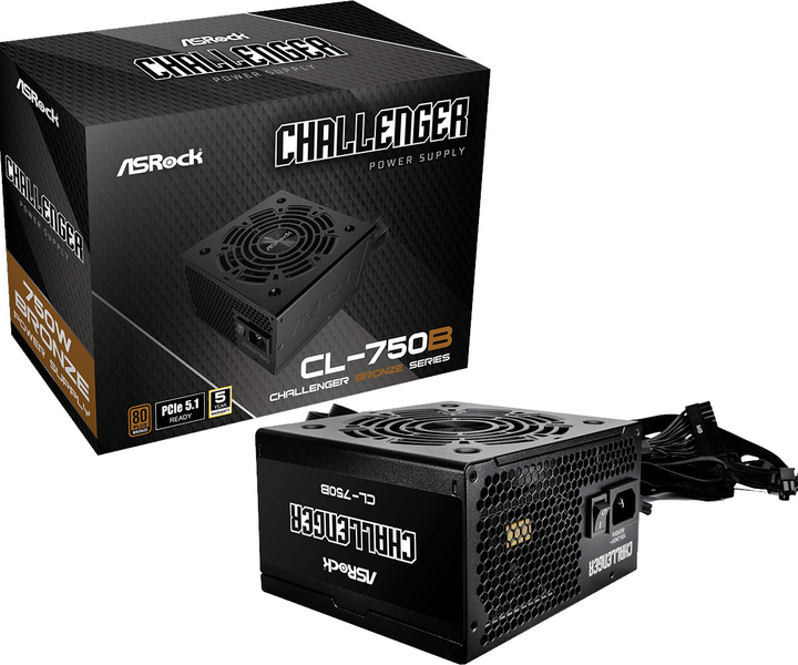 Блок питания для ПК ASRock 750W (CL-750B) - Фото 1