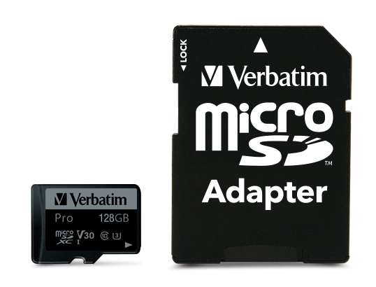 Карта памяти Verbatim PRO SDHC 128 ГБ UH-3 (47044) - Фото 1