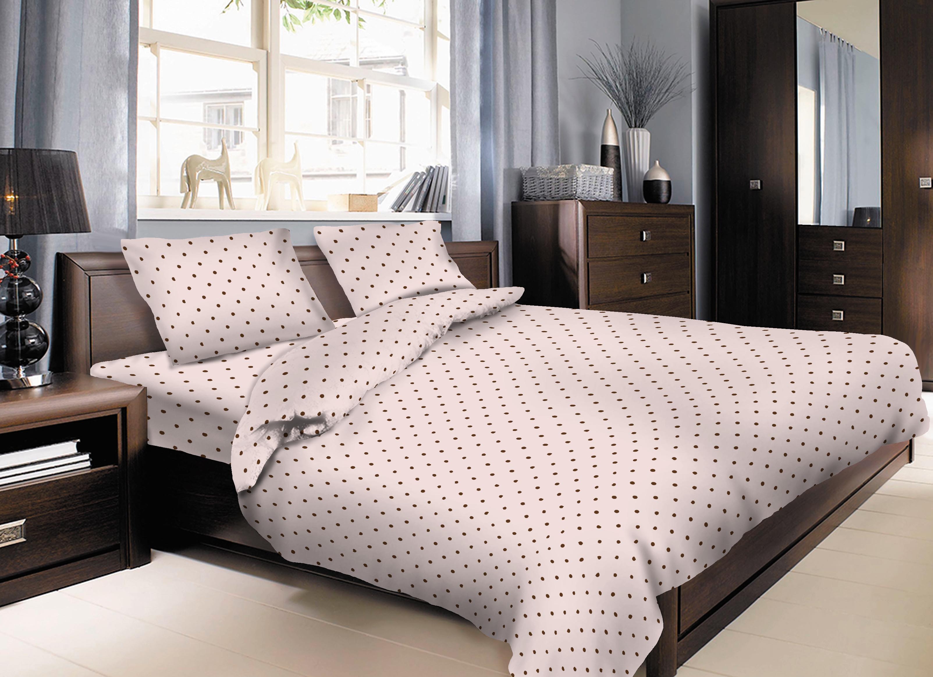 Купить Пододеяльник полуторный Zastelli бязь Горох 145х210 см (19519) - Фото 1 Пододеяльник полуторный Zastelli бязь Горох 145х210 см (19519) - Фото 1