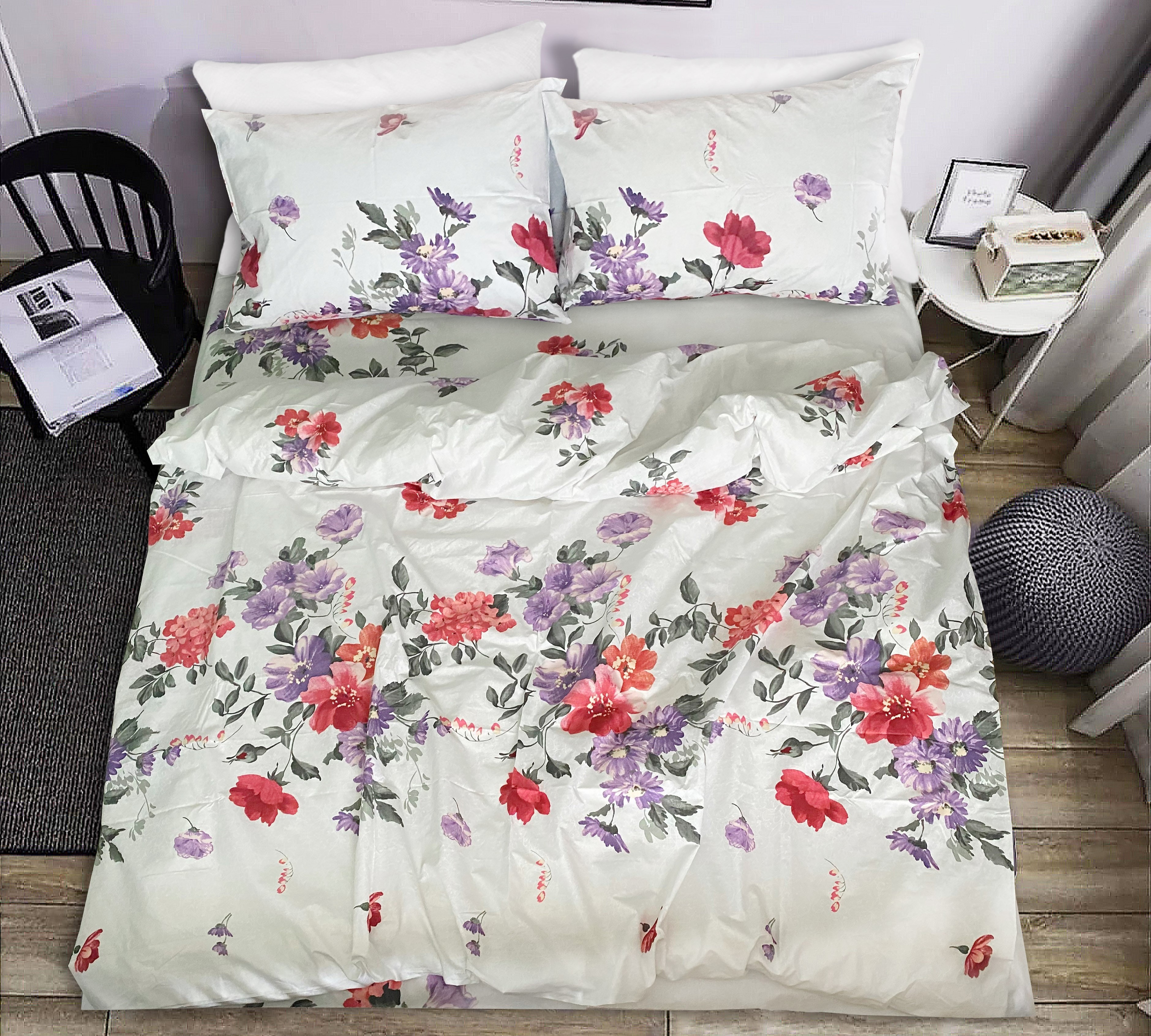 Купить Пододеяльник двуспальный Zastelli бязь 20-1466 Lilac 175x210 см Разноцветная (17796) - Фото 1 Пододеяльник двуспальный Zastelli бязь 20-1466 Lilac 175x210 см Разноцветная (17796) - Фото 1