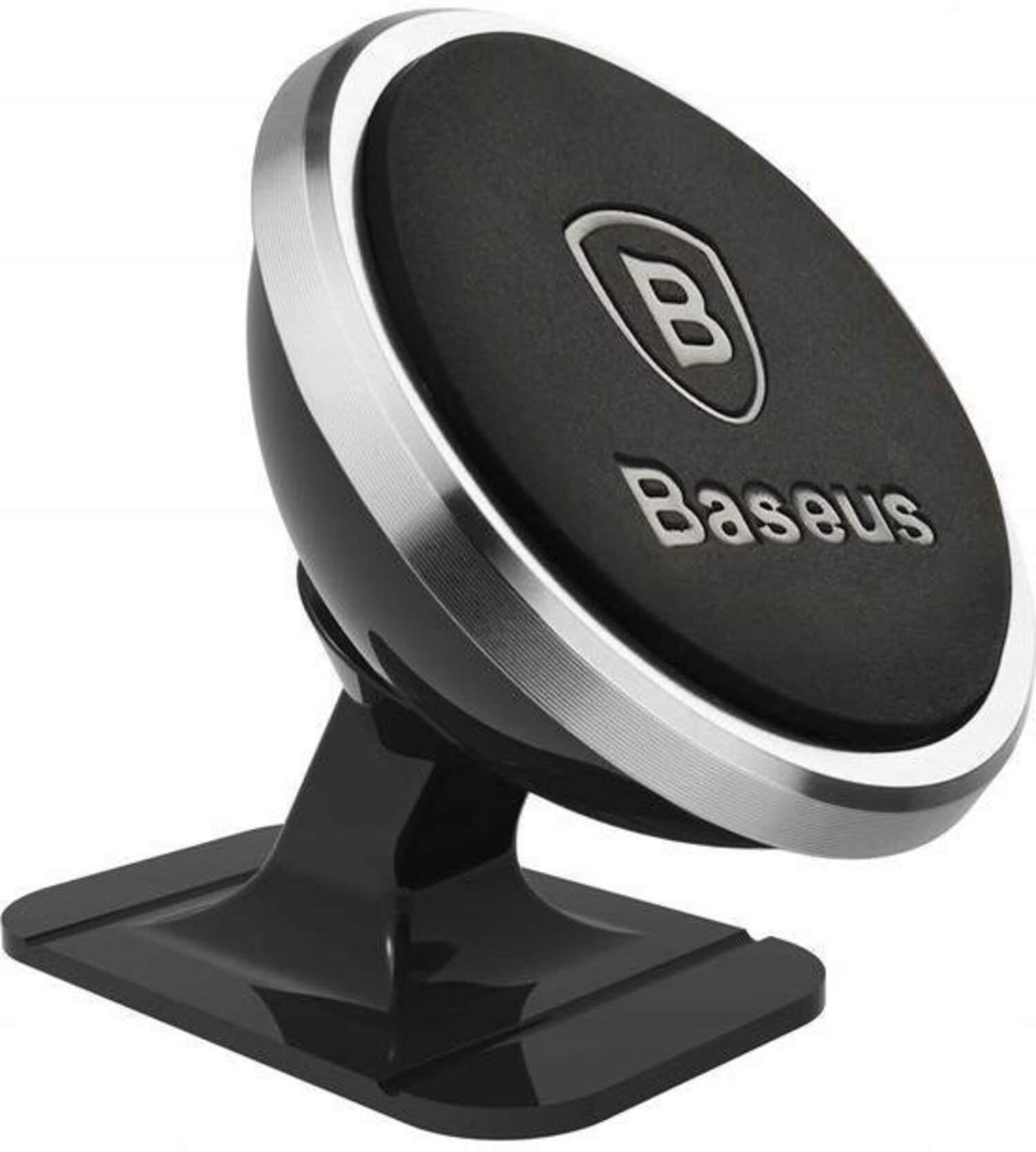 Автодержатель Baseus 360° Adjustable Magnetic Phone Mount Silver (SUCX140012) - Фото 1