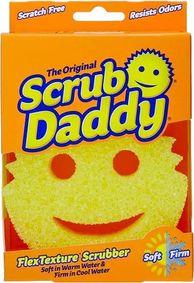 Губка для миття посуду поролонова Scrub Daddy Original New (5060481023870) - Фото 1