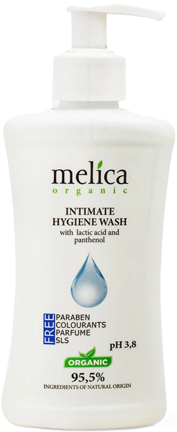 Гель для интимной гигиены Melica Organic с молочной кислотой и пантенолом 300 мл (4770416342112) - Фото 1