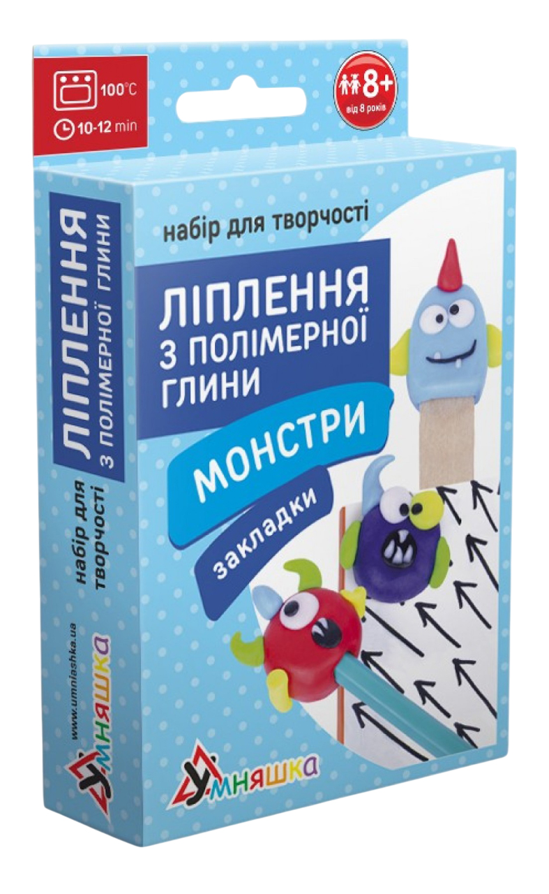 Лепка из глины Умняшка Закладки Монстры (ПГ-006) - Фото 1
