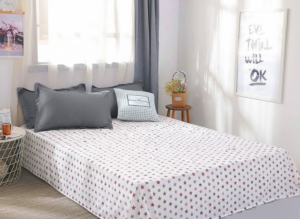 Купить Простынь евро Zastelli бязь 60 разные звезды (розовые/серые) 220х240 (19844) - Фото 1 Простынь евро Zastelli бязь 60 разные звезды (розовые/серые) 220х240 (19844) - Фото 1