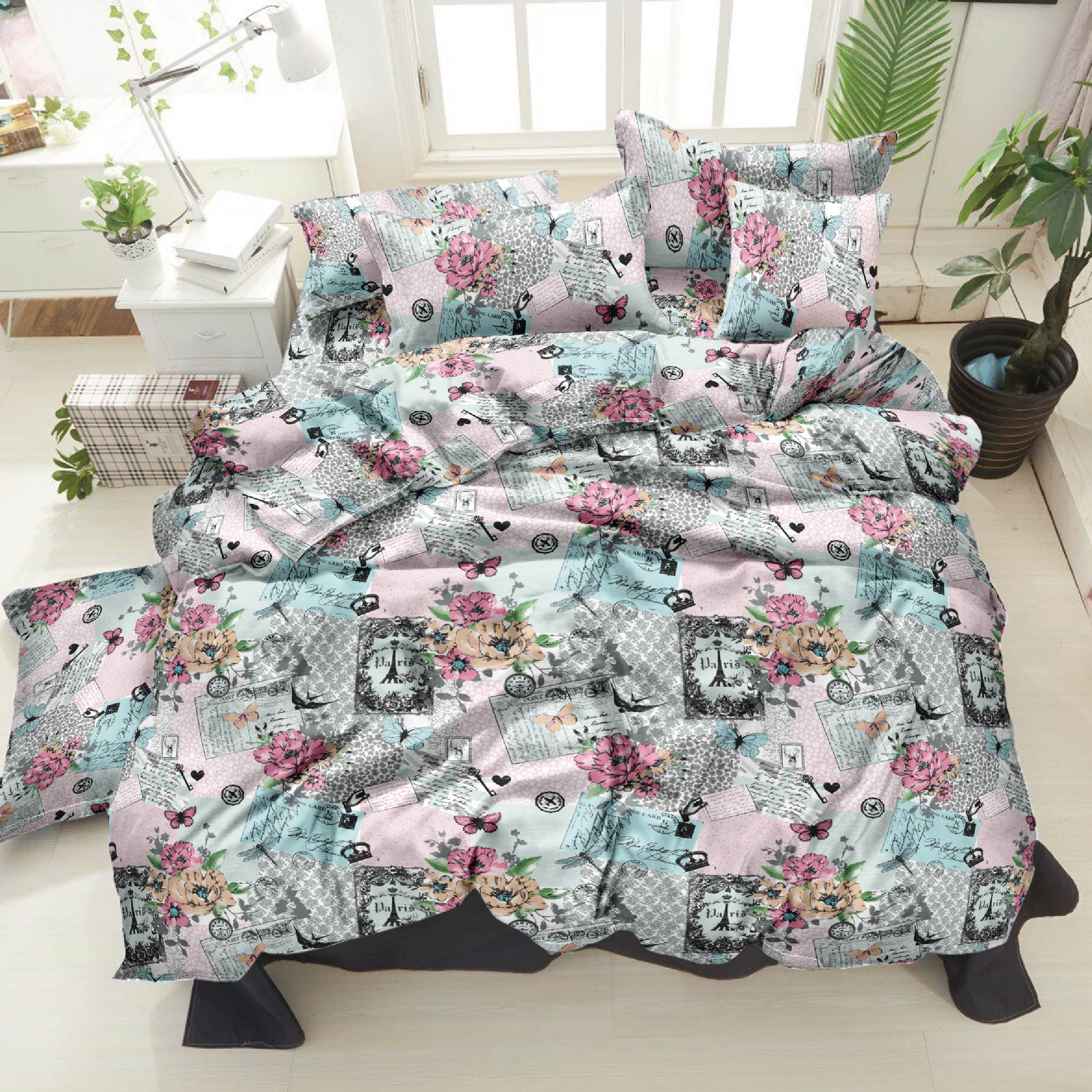 Купить Простынь двуспальная Zastelli бязь 40-0870 Pink 185х220 (17401) - Фото 1 Простынь двуспальная Zastelli бязь 40-0870 Pink 185х220 (17401) - Фото 1