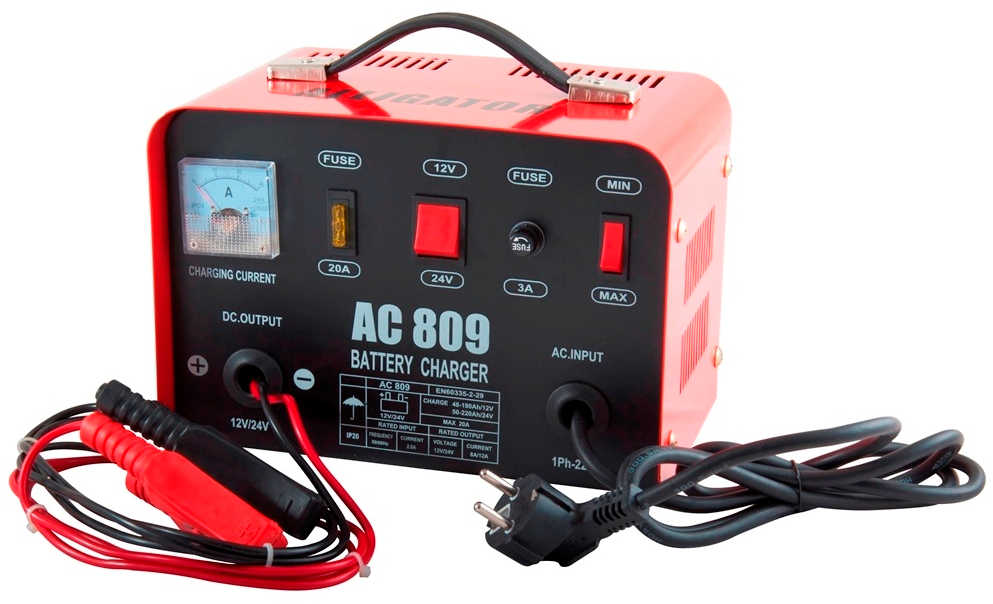 Пускозарядное устройство ALLIGATOR 20А 12/24V (AC809) - Фото 1
