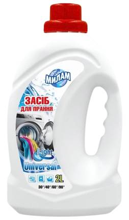 Гель для стирки Милам UNIVERSAL 2000 мл (4820152291417) - Фото 1
