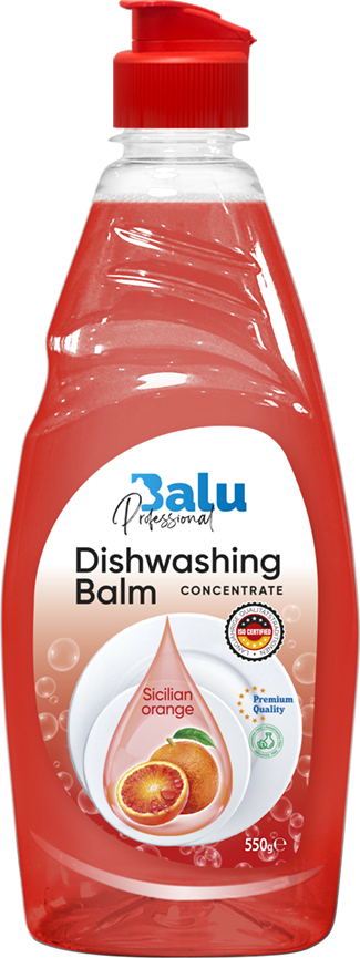 Засіб для ручного миття посуду BALU Сицилійський апельсин, 540 мл - Фото 1