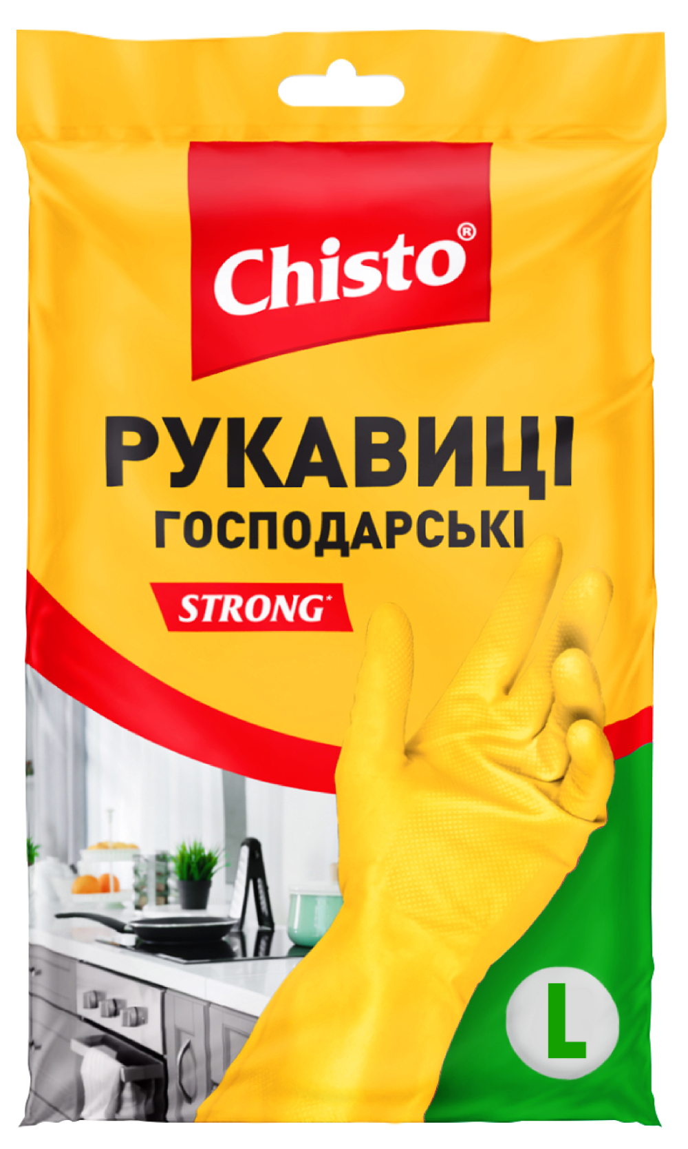 Перчатки латексные Chisto р.L 1 пара (4820164153482) - Фото 1