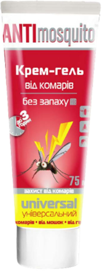 Крем от насекомых ANTI mosquito от комаров 75 мл (4820214190771) - Фото 1