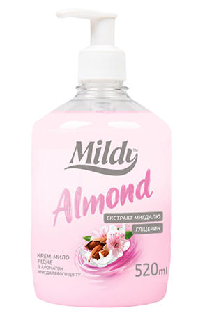 Жидкое мыло для рук Mildy Almond 520 мл (4820255112664) - Фото 1
