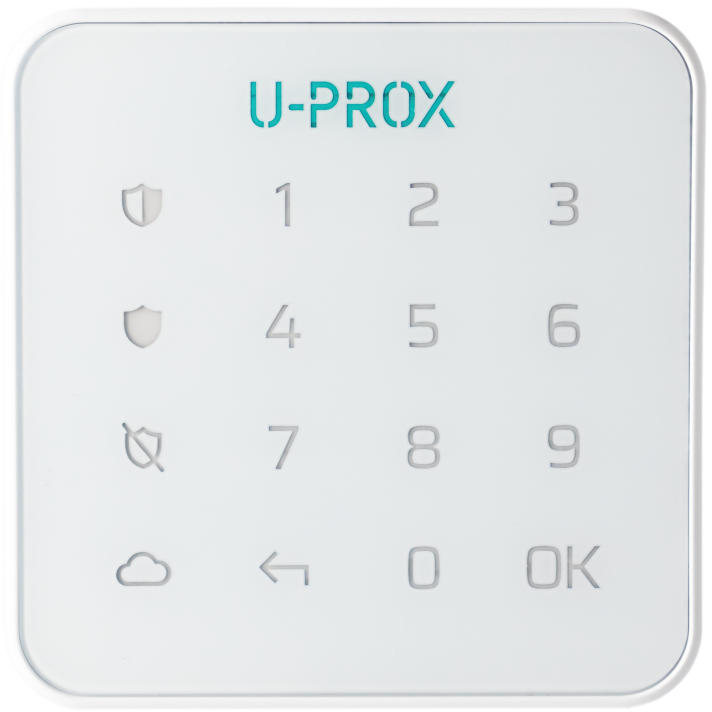 Пульт для управления приборами U-PROX Keypad G1 White - Фото 1
