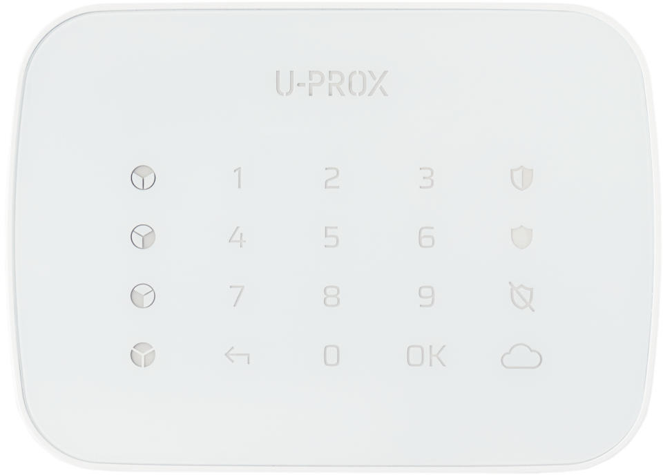 Пульт для управления приборами U-PROX Keypad G4 White - Фото 1