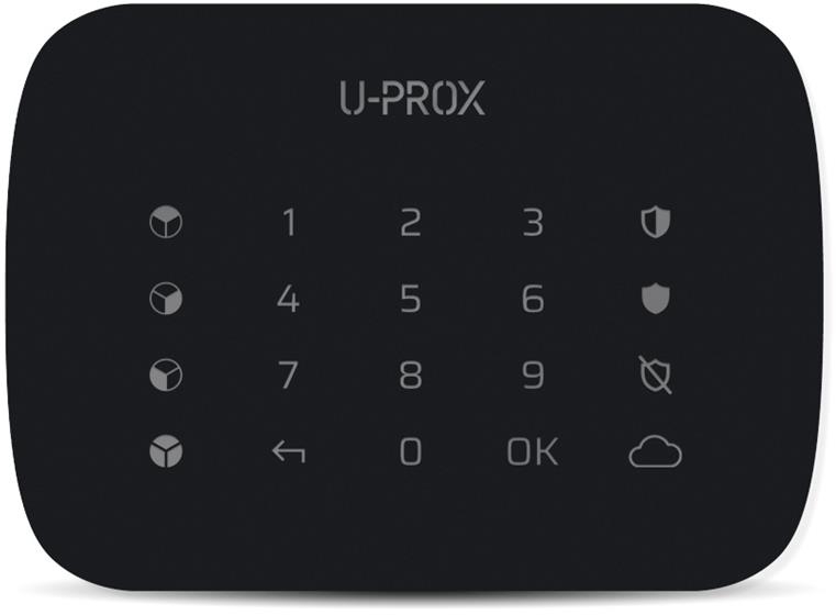 Пульт для управления приборами U-PROX Keypad G4 Black - Фото 1