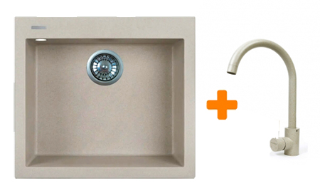 Мойка кухонная+смеситель Adamant Univer Avena (4824296912106) - Фото 1