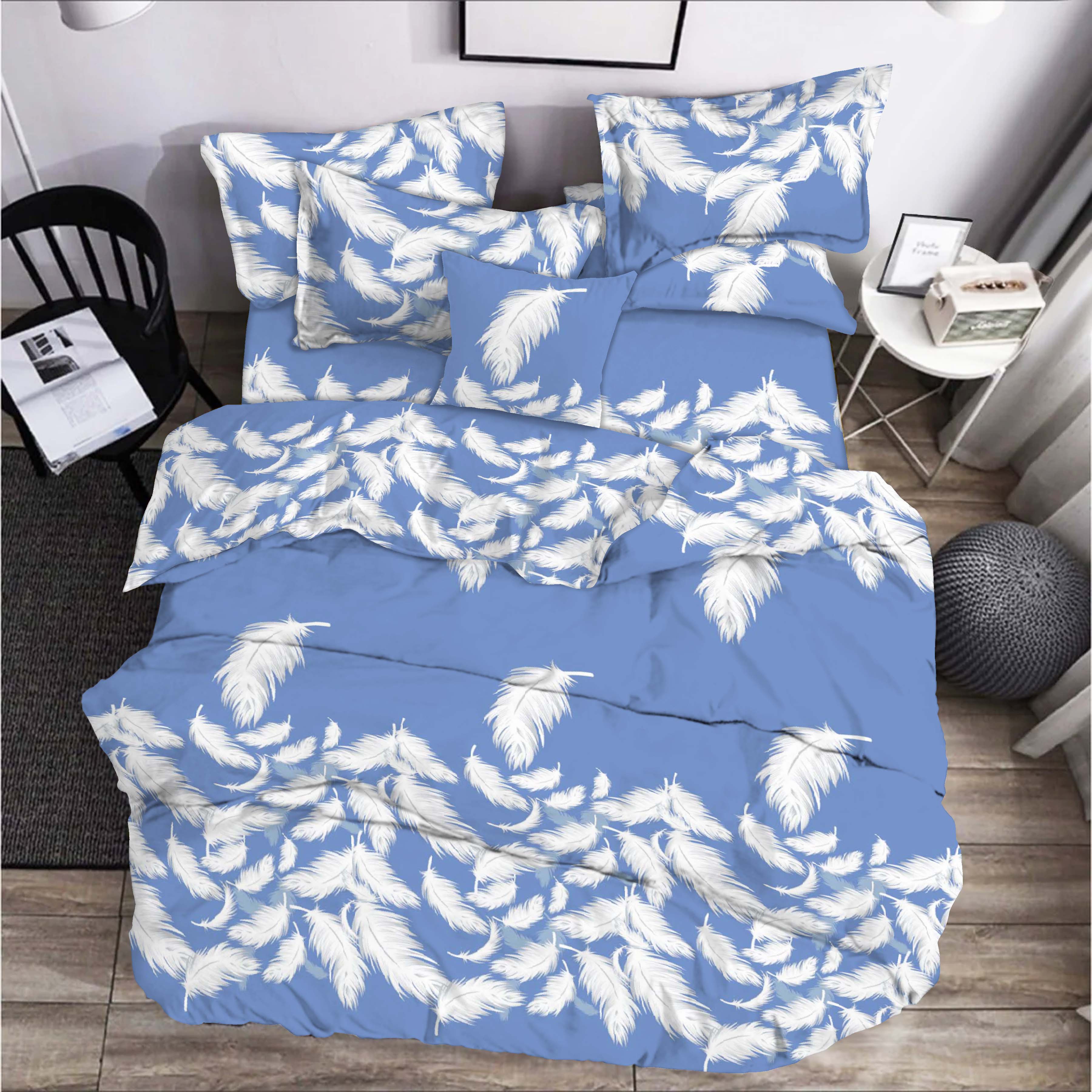 Купить Простынь двуспальная Zastelli бязь Y20933 Blue 200х220 (21584) - Фото 1 Простынь двуспальная Zastelli бязь Y20933 Blue 200х220 (21584) - Фото 1