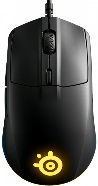 Мышь проводная игровая SteelSeries Rival 3 Gen 2 RGB Black (62515) - Фото 1