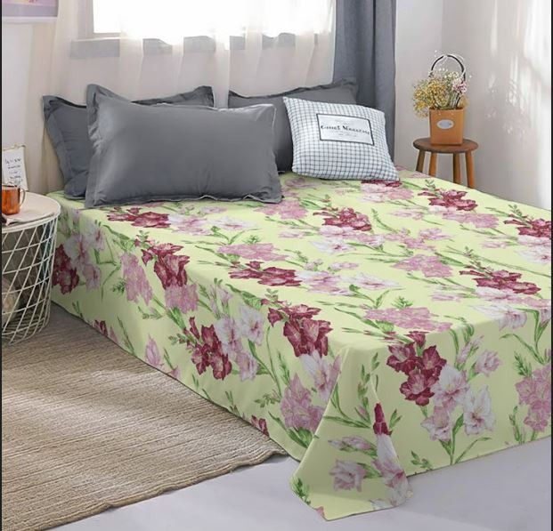 Купити Простирадло полуторне Zastelli бязь Гладіолус 145х210 (12693-000581) - Фото 1 Простирадло полуторне Zastelli бязь Гладіолус 145х210 (12693-000581) - Фото 1