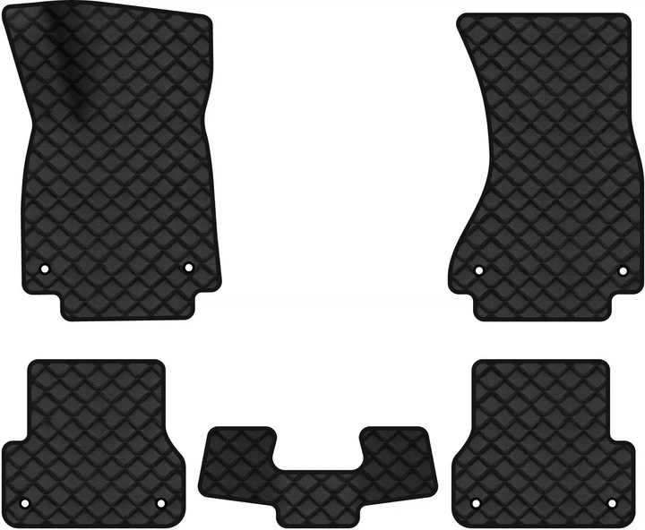 Коврики из экокожи в салон авто EVAtech ECO для A6 (C7) Audi 2011-2017 4 поколение Sedan USA AU33462CD5AV8BBB - Фото 1