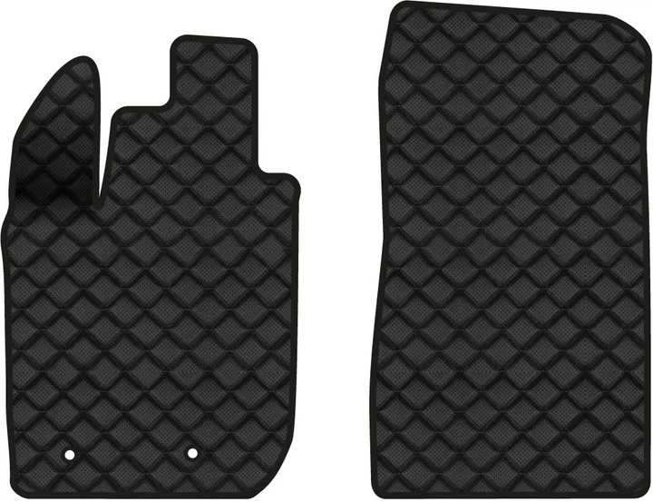 Килимки з екошкіри в салон авто передні EVAtech для Duster (HM) MT Renault 2018 2 покоління SUV EU RT13505A2RD2BBB - Фото 1