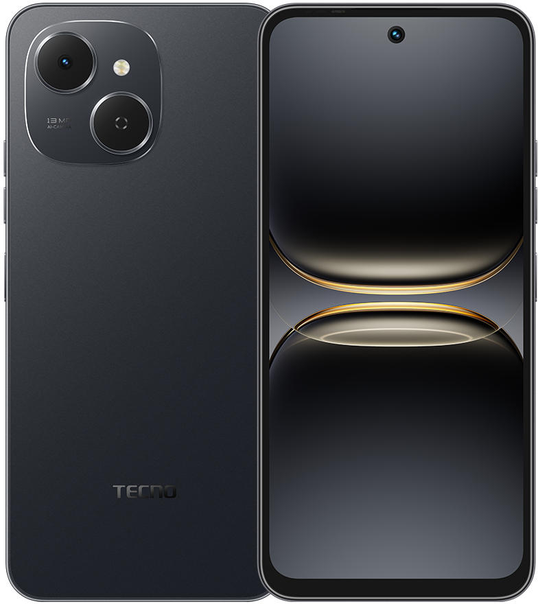 Смартфон Tecno Spark 40C 4/128 Ink Black (KM4k) - Фото 1