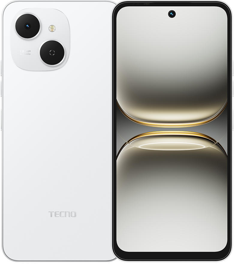 Смартфон Tecno Spark 40C 4/128 Veil White (KM4k) - Фото 1
