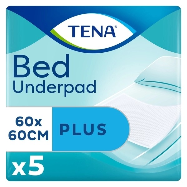 Одноразовая пеленка Tena Bed Plus 60х60см, 5 шт. - Фото 1
