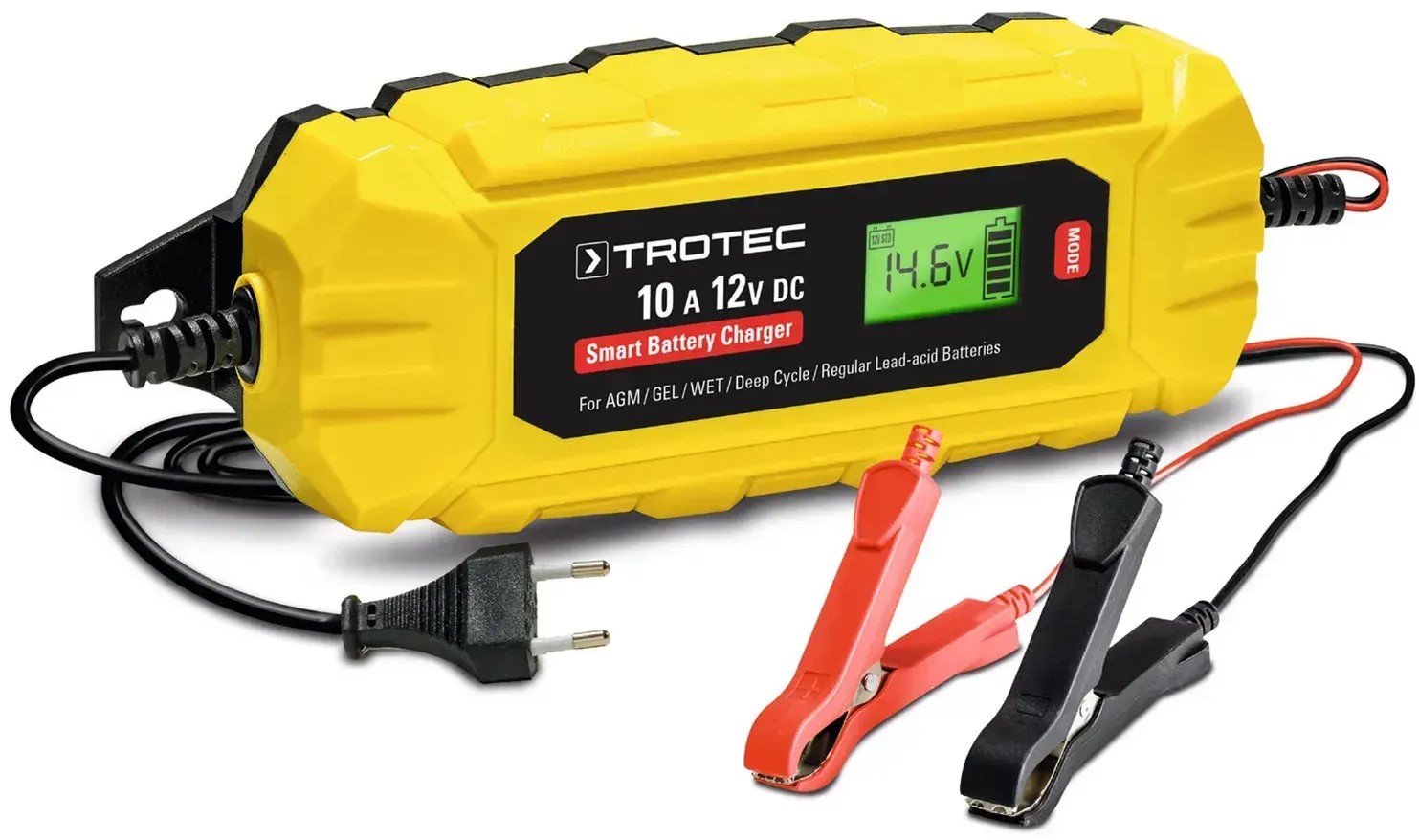 Зарядное устройство для авто Trotec PBCS 10A, 12V, 4-200Ah (4675000015) - Фото 1
