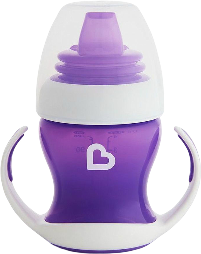Чашка-непроливайка детская Munchkin Gentle Transition Trainer Cup 118 мл фиолетовый (17129.04) - Фото 1