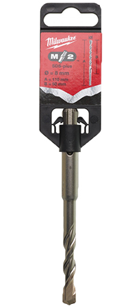Бур Milwaukee SDS-PLUS M2 8,0х110х50 мм (4932307070) - Фото 1