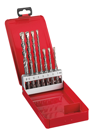 Купити Набір бурів Milwaukee SDS-plus M2 7 шт. (4932352339) - Фото 1 Набір бурів Milwaukee SDS-plus M2 7 шт. (4932352339) - Фото 1