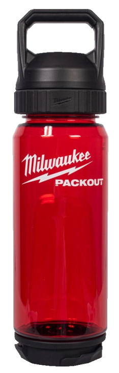 Пляшка для води Milwaukee PACKOUT 740 мл Red (4932498636) - Фото 1