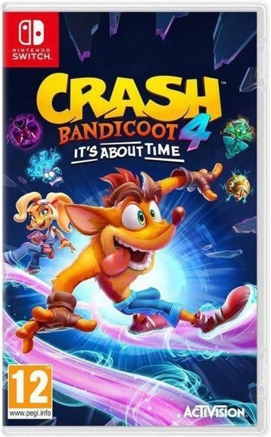 Купити Ігровий картридж Nintendo Switch Crash Bandicoot 4: It's About Time - Фото 1 Ігровий картридж Nintendo Switch Crash Bandicoot 4: It's About Time - Фото 1
