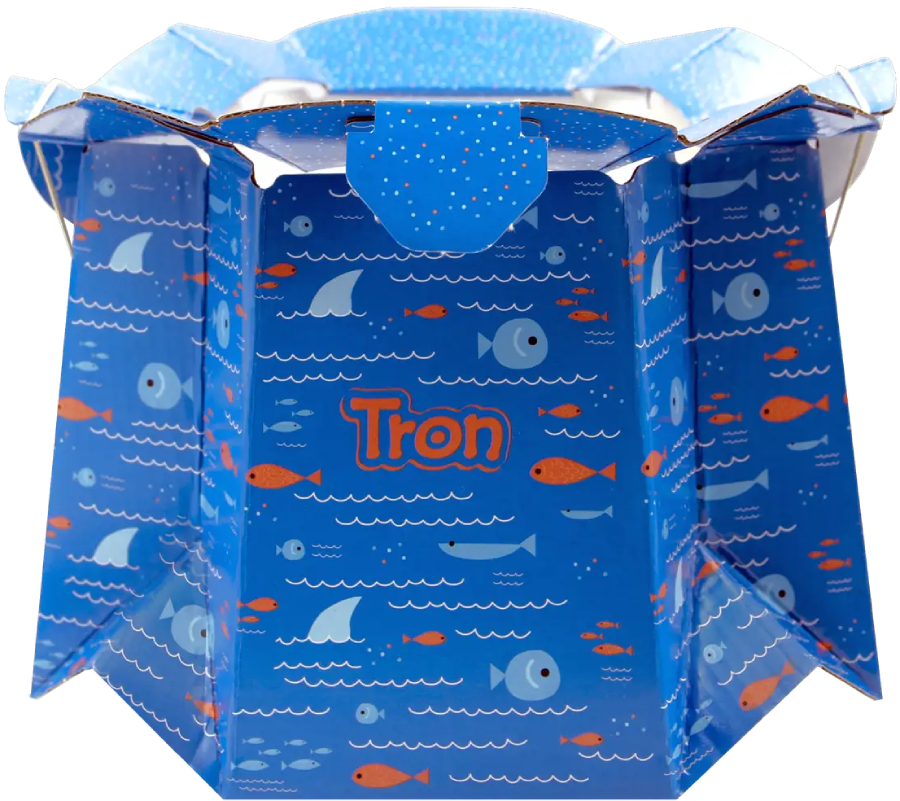 Горщик дитячий Tron одноразовий, риби (5903240903061) - Фото 1