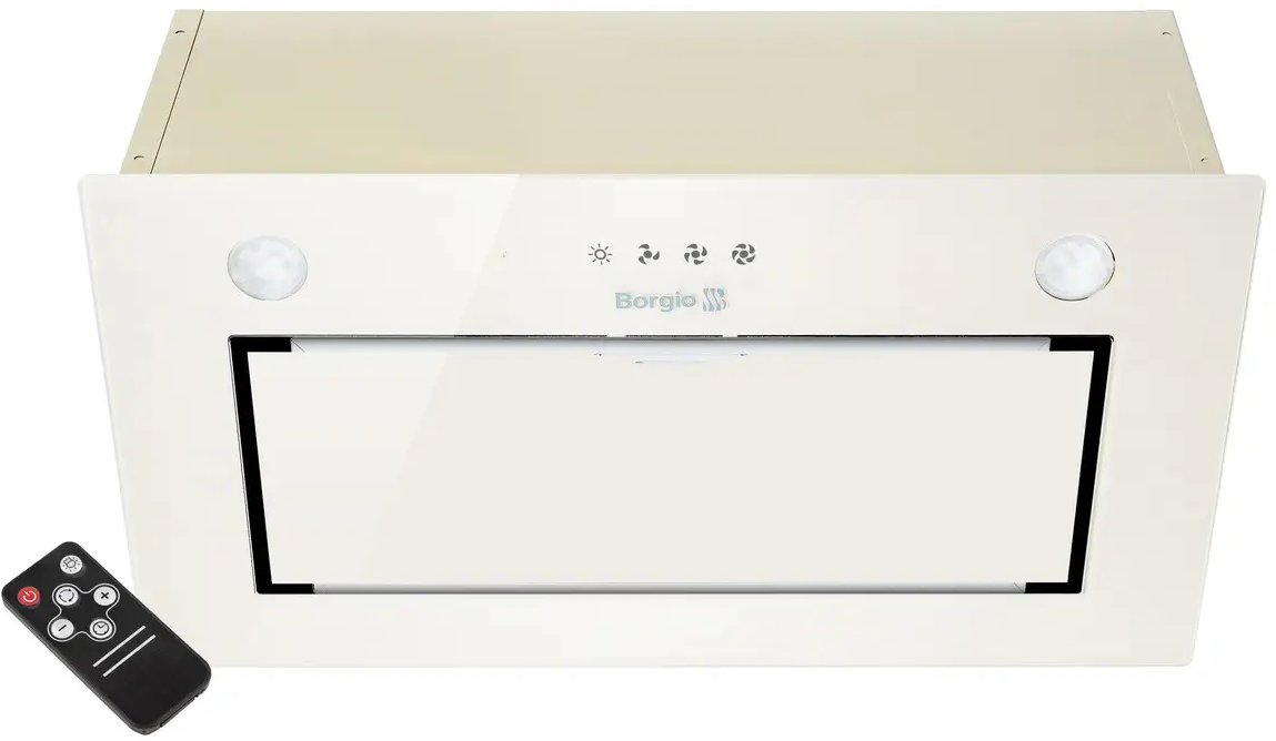 Вытяжка встраиваемая Borgio BBG (TR) 5850 Ivory Glass SU 850 - Фото 1