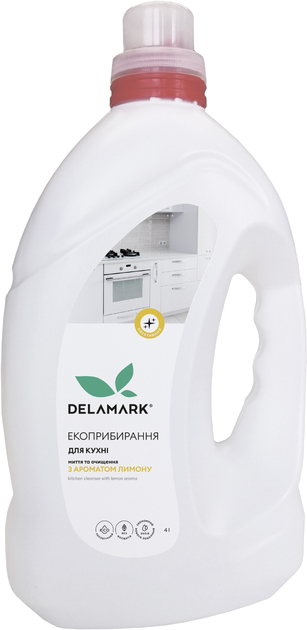 Чистящее средство универсальное DeLaMark с ароматом лимона 4 л (4820152332011) - Фото 1