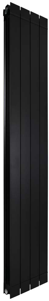 Радиатор отопления Nova Florida Ledro S/90 2000 мм Black coffee 4 секції (81GLE05404) - Фото 1