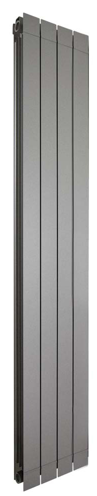 Радиатор отопления Nova Florida Ledro S/90 2000 мм GRAPHITE 3R 4 секции (81GLE3R404) - Фото 1