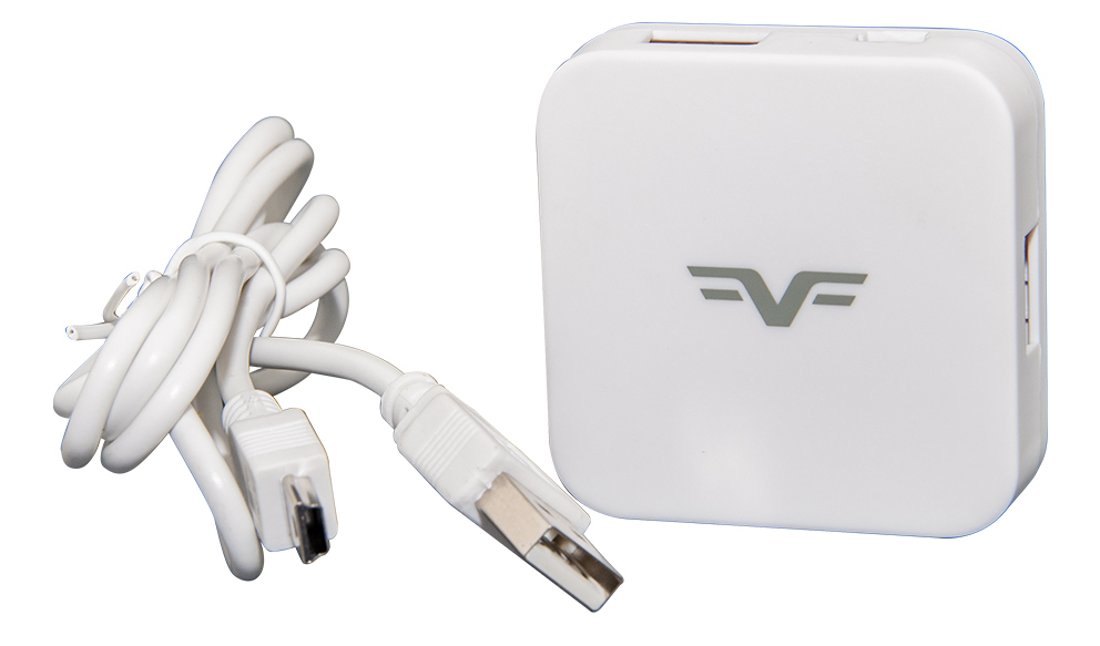 Хаб USB Frime 4хUSB 2.0 White (FH-20021) - Фото 1