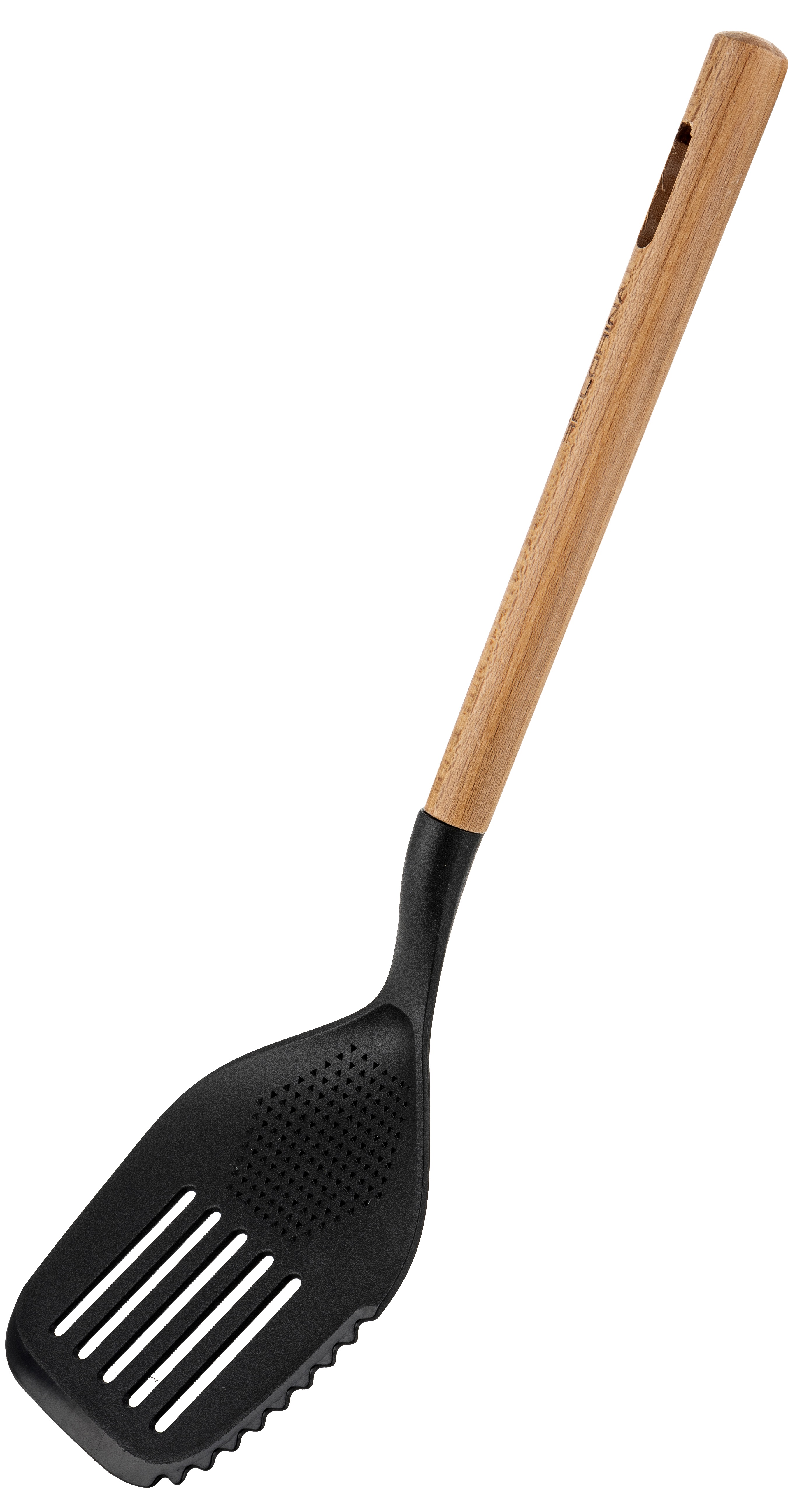 Лопатка кухонная FLORINA Timber PBT Black (4B0069) - Фото 1