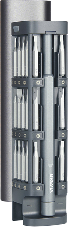 Викрутка зі змінними бітами Brevia 46 в 1 (55046MMC) - Фото 1