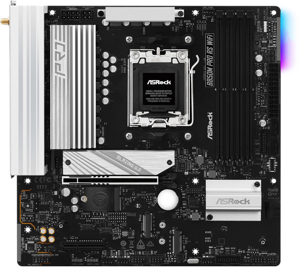 Материнская плата ASRock B850M PRO RS WIFI DDR5 - Фото 1