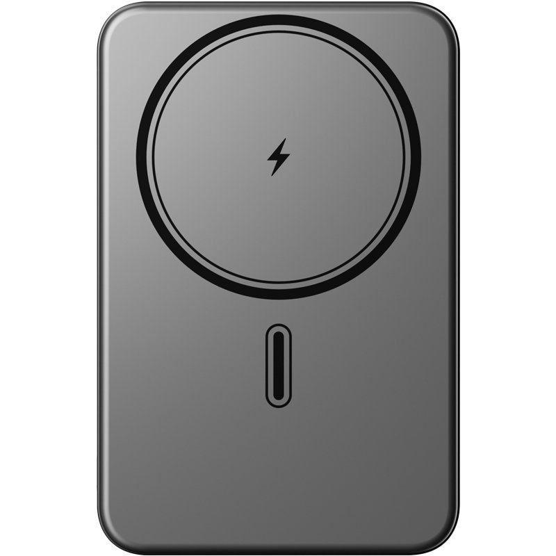 Батарея мобільна Gelius HOLDIX GP-PBW302 Magnetic Wireless Charge 15W 10000mAh Black (100988) - Фото 1