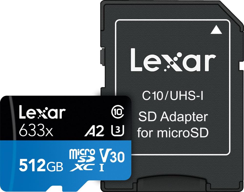 Карта памяти Lexar MICRO SDXC 512GB UHS-I W (LSDMI512BB633A) - Фото 1