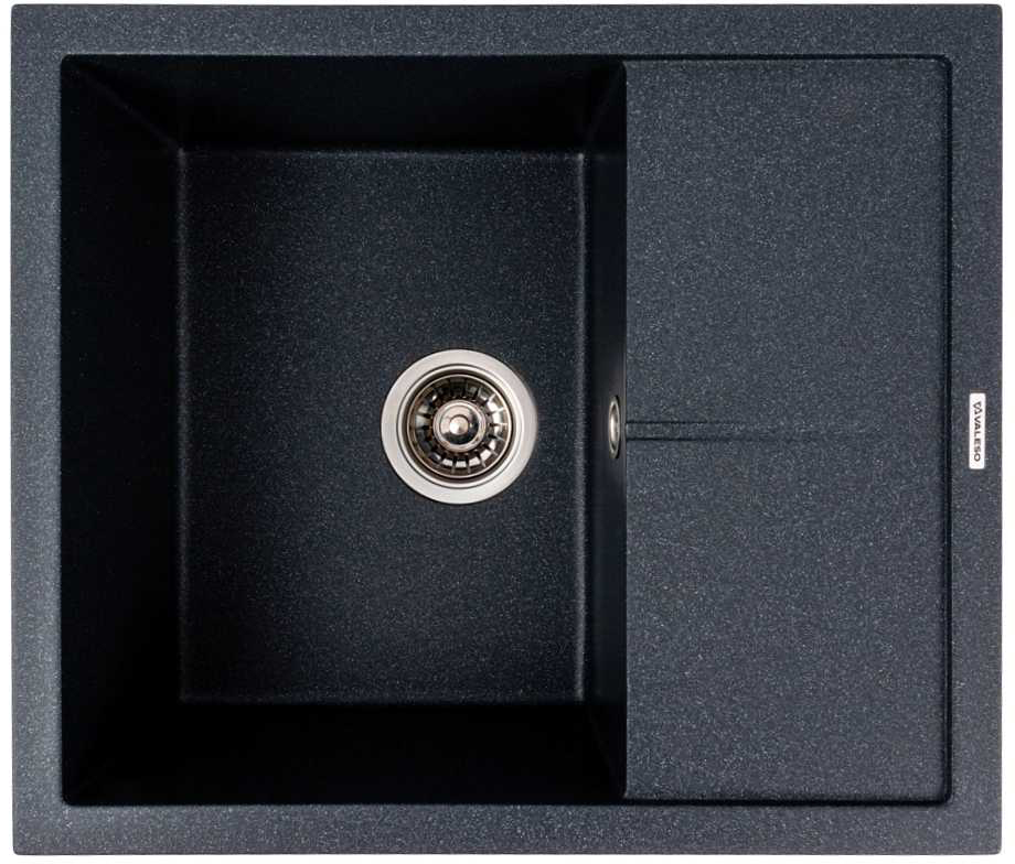 Купить Мойка кухонная VALESO 5850 REYNA матовая Антрацит - Фото 1 Мойка кухонная VALESO 5850 REYNA матовая Антрацит - Фото 1