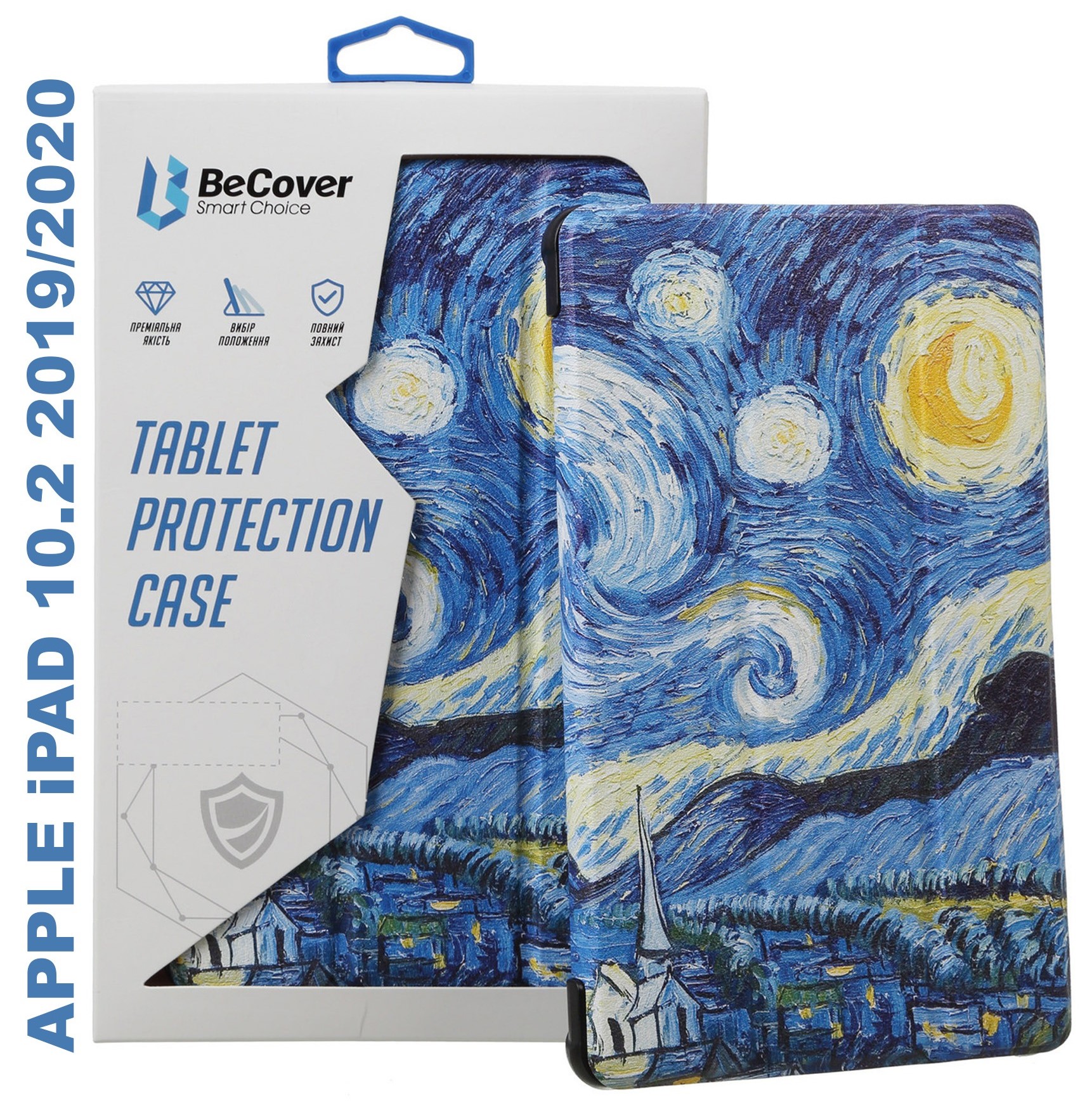 Чохол для планшету BeCover Smart Case for Apple iPad 10.2 (2019) Night (704312) - Фото 1