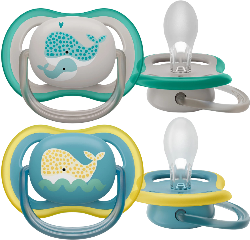 Ортодонтична пустушка Philips Avent Ultra Air, 18+ міс, 2 шт. (SCF349/24)