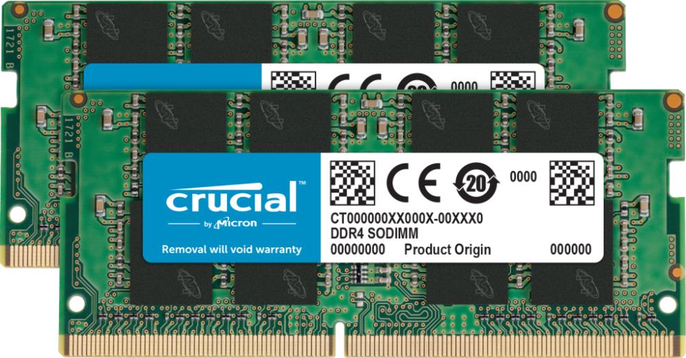 Память DDR Crucial Micron 32GB PC25600 DDR4 SO KIT2 (CT2K16G4SFRA32A) - Фото 1